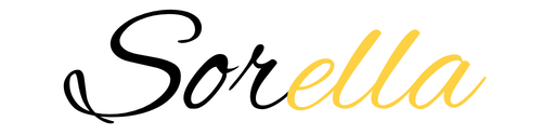 Logo of Sorella with 'Sor' in black and 'ella' in yellow on a white background.